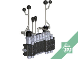 2 – pákový hydraulický rozvádzač XYZ